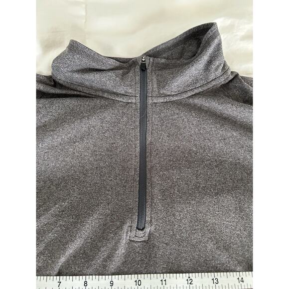 REI 2XL Grey Lightweight Pullover Fleece Zip Active Skiing Hiking Outdoor XXL - Picture 4 of 8